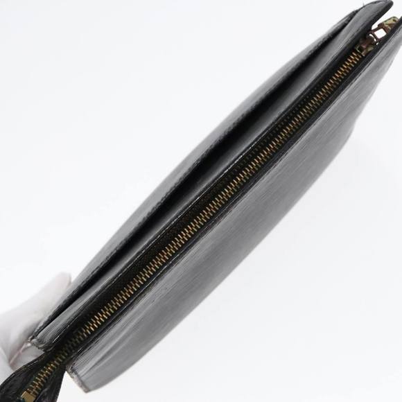 LOUIS VUITTON Epi Pochette Homme Clutch Bag Black Noir M52522 LV Auth 90085 - Picture 5 of 16